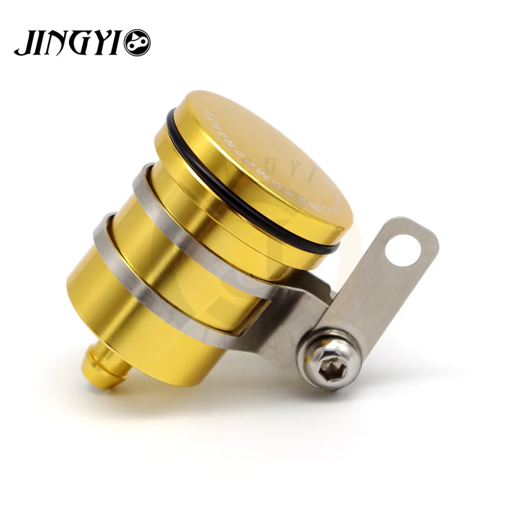 Motorcycle Brake Fluid Reservoir Clutch Cylinder Tank Oil Fluid Cup For AFRICA TWIN CRF1000L KYMCO CF MOTO SUZUKI RM 125 - Цвет: Gold