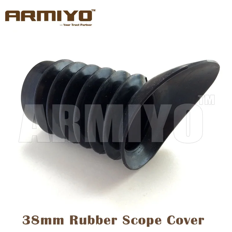 

Armiyo 38mm Inner Dia Scalability Rubber Rifle Scope Eyepiece Eye Relief Prevent Glare Protector Cover Recoil Hunting Shooting