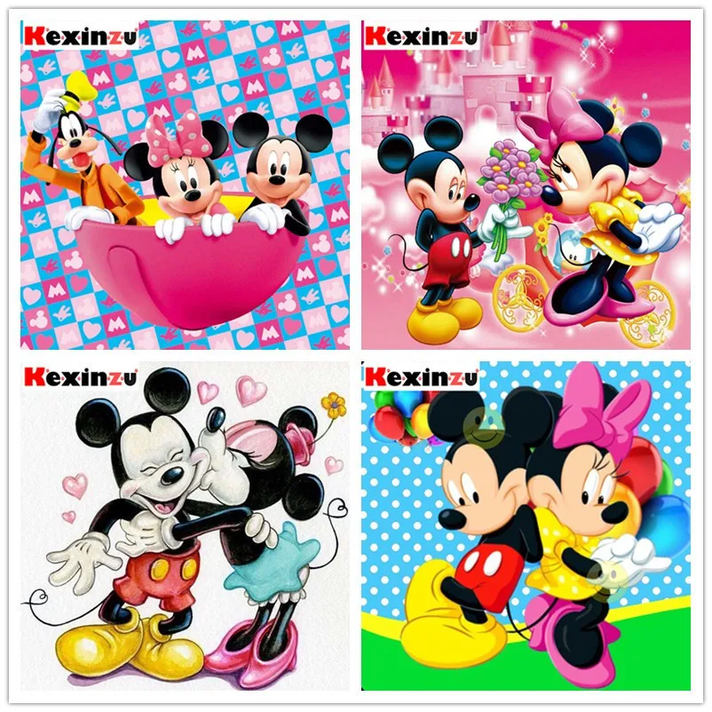 

kexinzu Full Square/Round 5D Diy Diamond Painting Cross Stitch "Cartoon Role " Diamond 3D Embroidery Mosaic Home Decor ke005