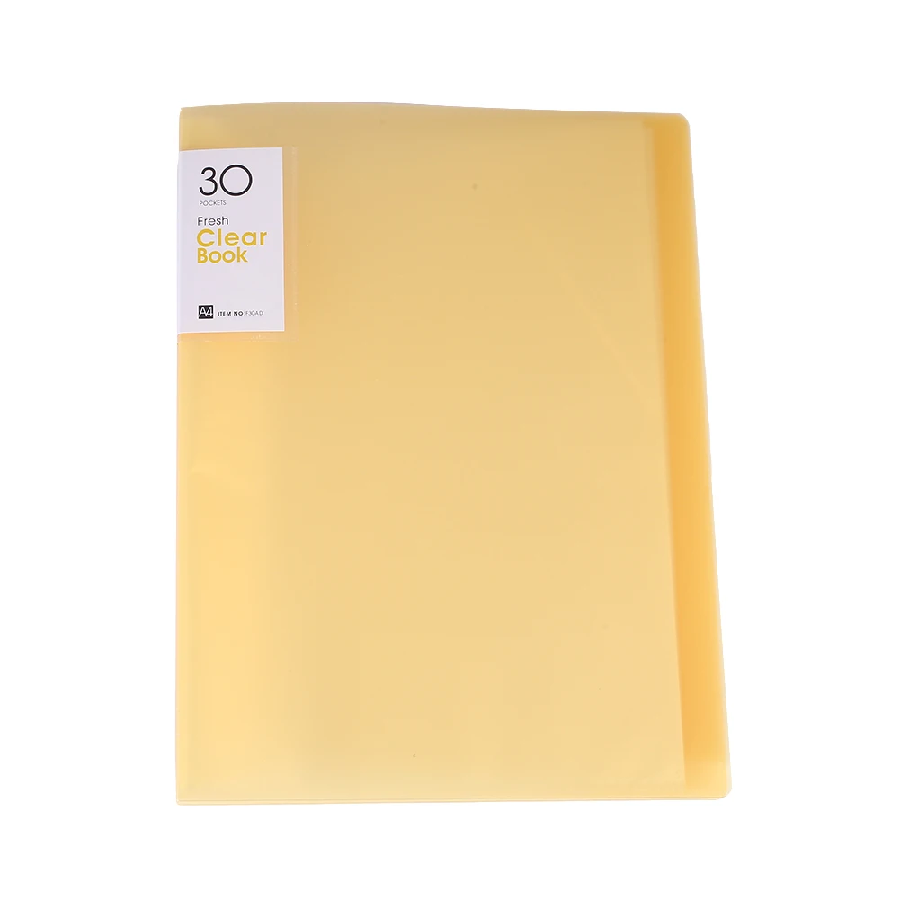 

A4 Files Folder 30 Pages Display Book Paper Filing Pouch Bag Holder Storage