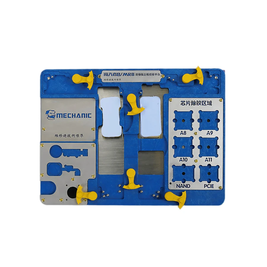 

MECHANIC Multi-Function Explosion-Proof Motherboard CPU NAND Fingerprint Repair PCB Holder Fixture For IPhone 8P /8/7 P/ 7 / 6S