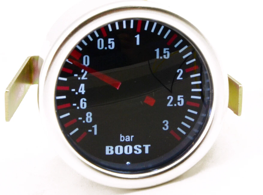 

3.0 BAR 2"52MM Mechanical Turbo Boost Car Gauge Meter Auto White LED Universal