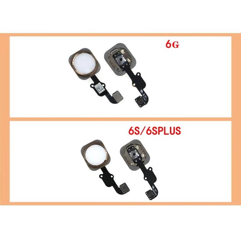 

Replacement for iPhone Home Button Flex Cable Support turn intelligent audio function for iPhone 6 6p 6splus White, Black, Gold