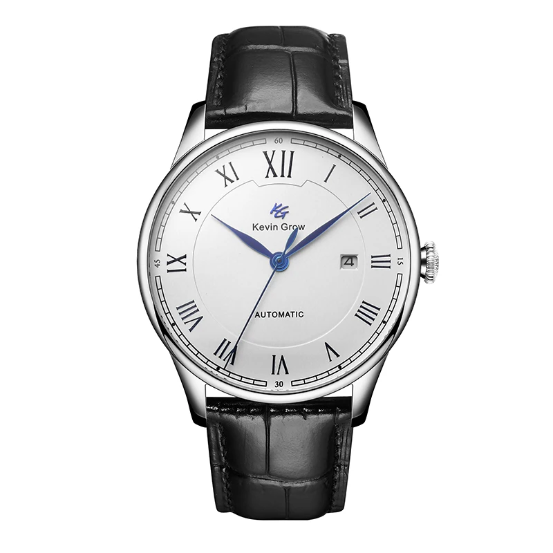 

New arrival men's fashion wrist watch Kevin Grow Japanese Miyota automatic movement mechanical watch free shipping