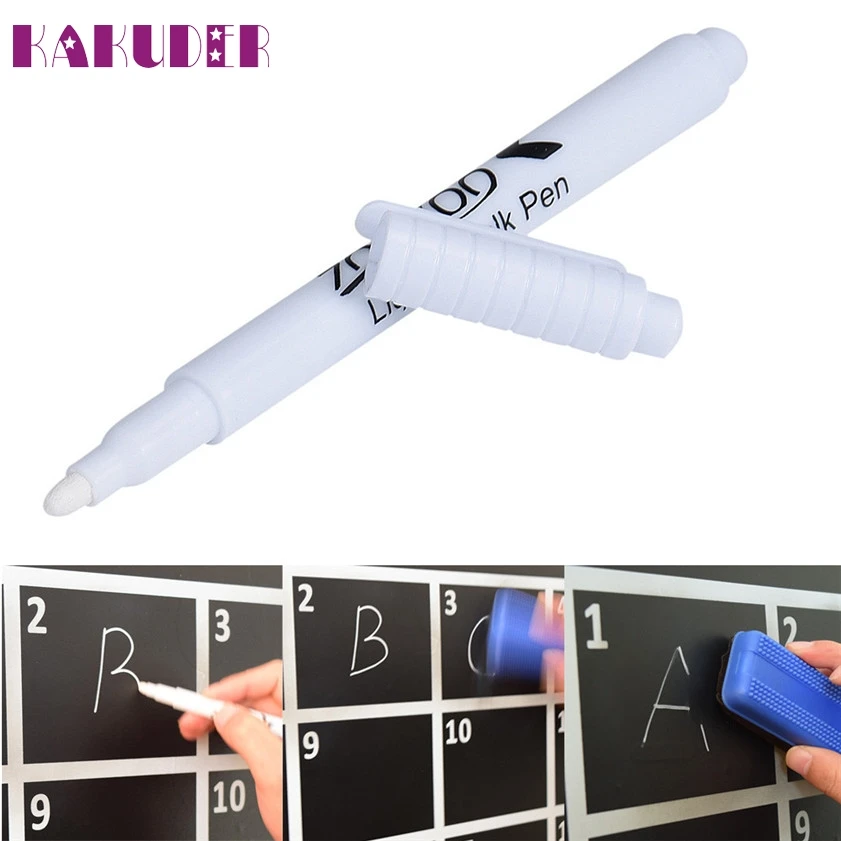 

Zero White Liquid Chalk Pen Marker For Glass Windows Chalkboard Blackboard