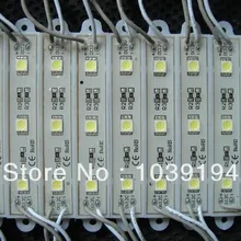 200 шт. 5050 3 светодиодный модуль желтый/зеленый/красный/синий/белый/теплый белый водонепроницаемый IP68 DC12V