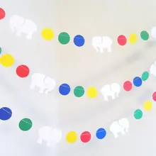 Слон гирлянда Слоник для детского дня рождения decorationscircus тематические слон для детской комнаты украшение-детская гирлянда для душа или цветом на выбор