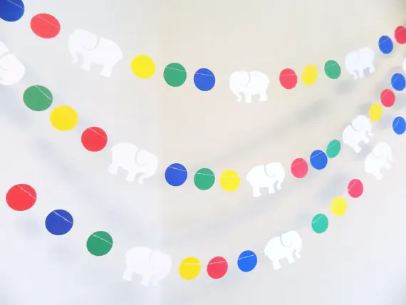 Elefante Garland Elefante Baby Shower Decoracion Tematica Elefante