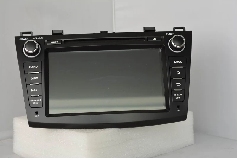 Cheap 8inch two din android 9.0 car dvd player for mazda3 2012 with gps navigation radio USB SD DVD built in wifi mirror link 4G+64G 10