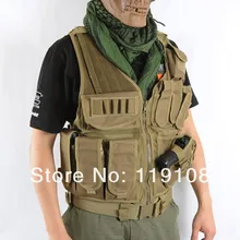 Спецназ США SWAT Airsoft тактический Охота боевой жилет Койот Браун