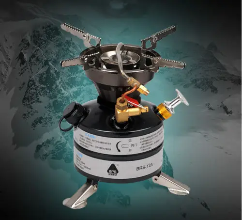 

Free Shipping Field Multi-Use Picnic One-piece Oil Gasoline Stove Camping No preheating easy to maintain Cooker BRS-12A