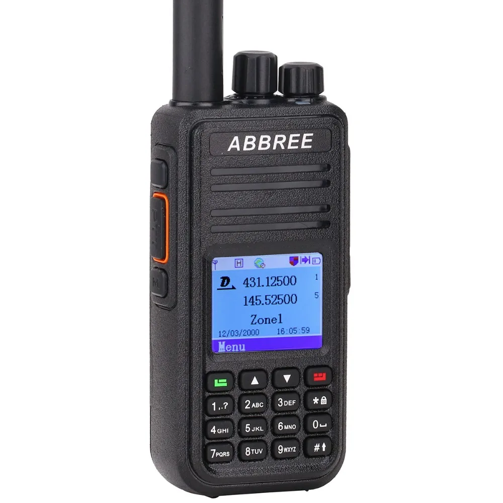 ABBREE DMR AR-UV380(gps) Иди и болтай Walkie Talkie VHF Любительская рация двойного диапазона Dual Time slot уровня 2 Цифровой/аналоговый радио TYT MD-380 MD-390 MD-UV380