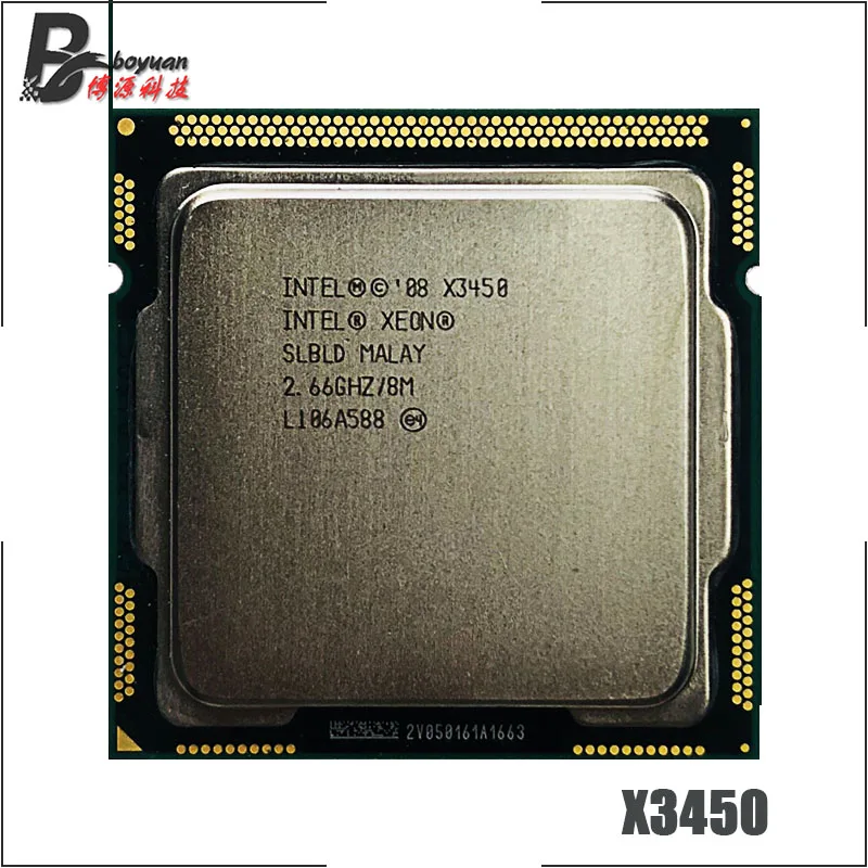 Четырехъядерный процессор Intel Xeon X3450 2,6 ГГц L3 = 8M 95W LGA 1156