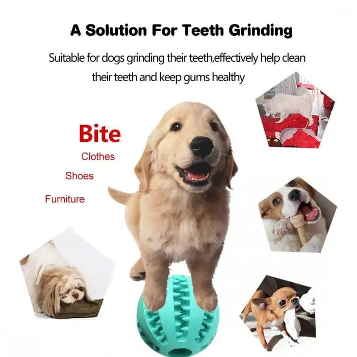 «Best' Угощение для собак круглый шар для домашних животных обучение BPA-бесплатно нетоксичные резиновые игрушки для чистки зубов 889
