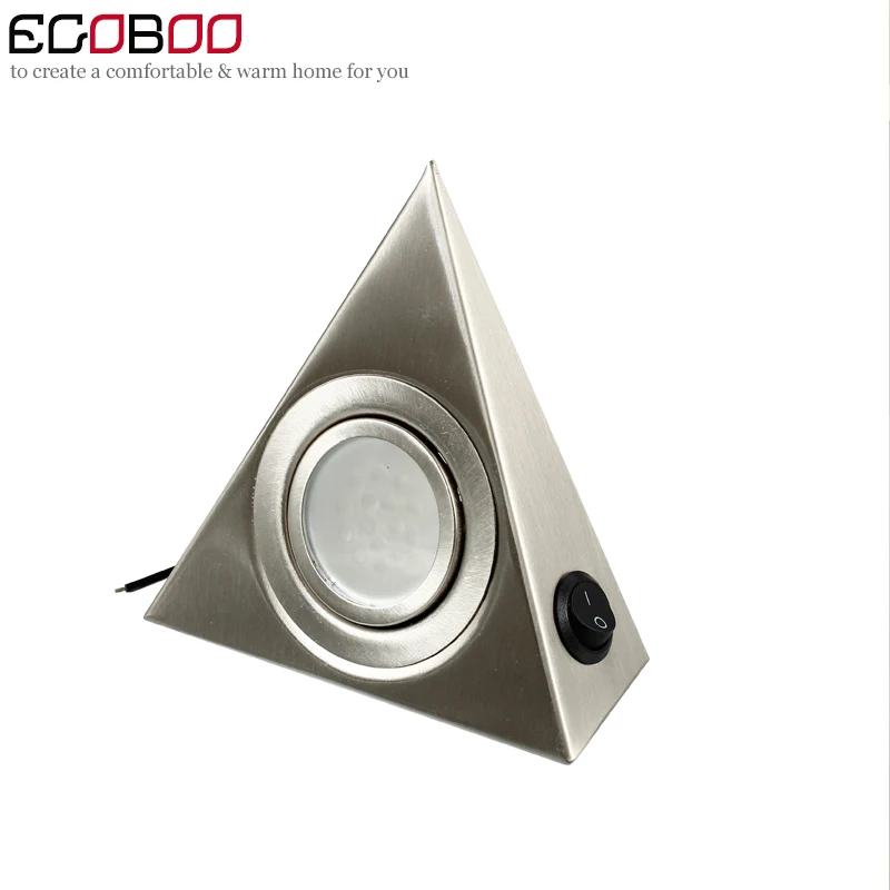 1 2w font b spotlight b font Triangle font b LED b font Under Cabinet lights