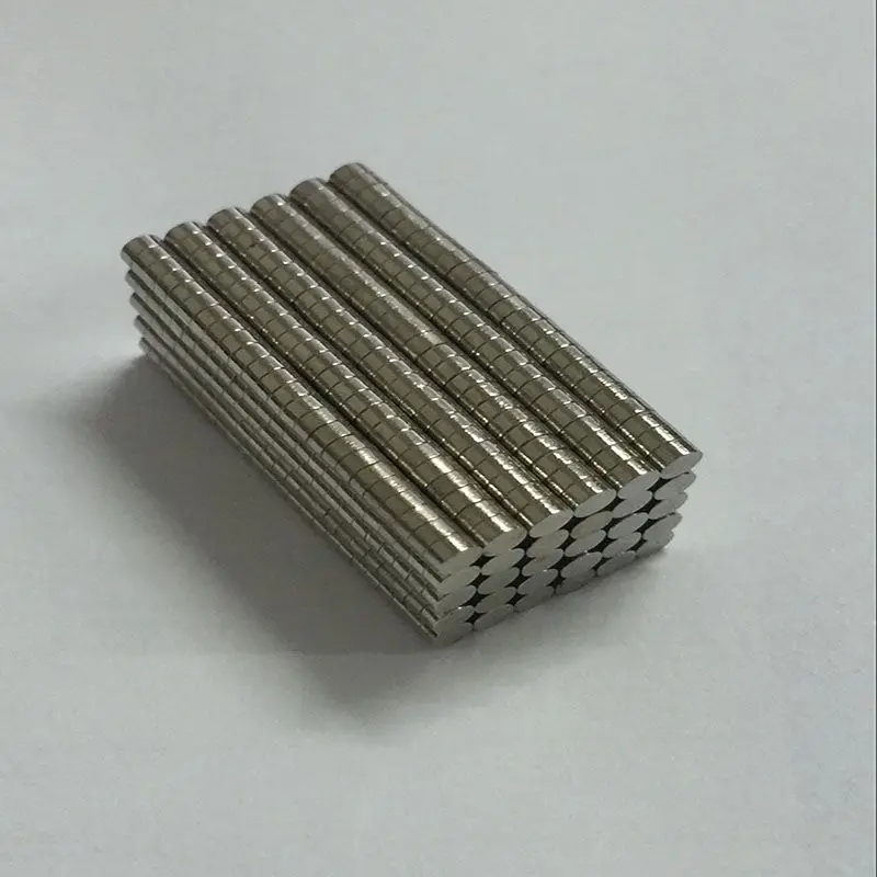 200pcs Neodymium N35 Dia 2mm X 1mm Strong Magnets Tiny Disc NdFeB Rare Earth For Crafts