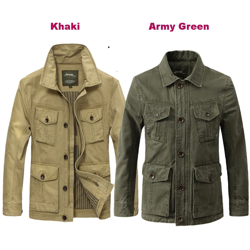 xxxxxl plus size casual khaki outdoor jacket men spring