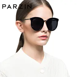 Бренд parzin поляризационные Для женщин солнцезащитные очки классика ретро Цветочные кадр Цвета объектив щит против UV400 2018 Мода Высокое