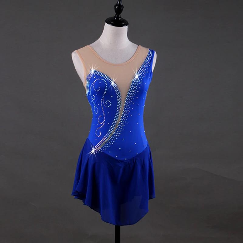 Blue ice skating dress Clearance