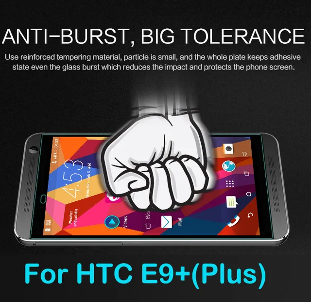 Закаленное стекло для HTC One E9 Plus Защитная пленка экрана ONE + A55 | Мобильные телефоны