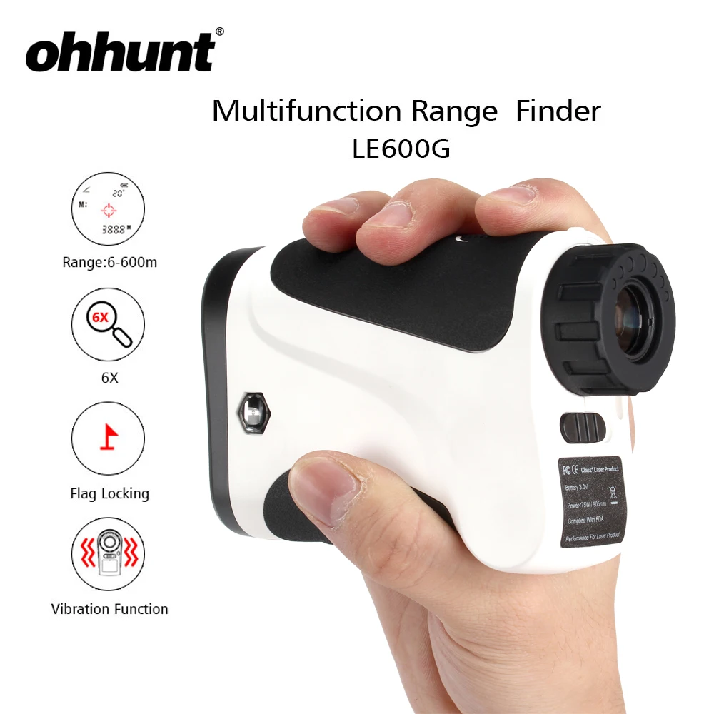 Дальномер лазерный ohhunt 6X 600 м многофункциональный Монокуляр для охоты