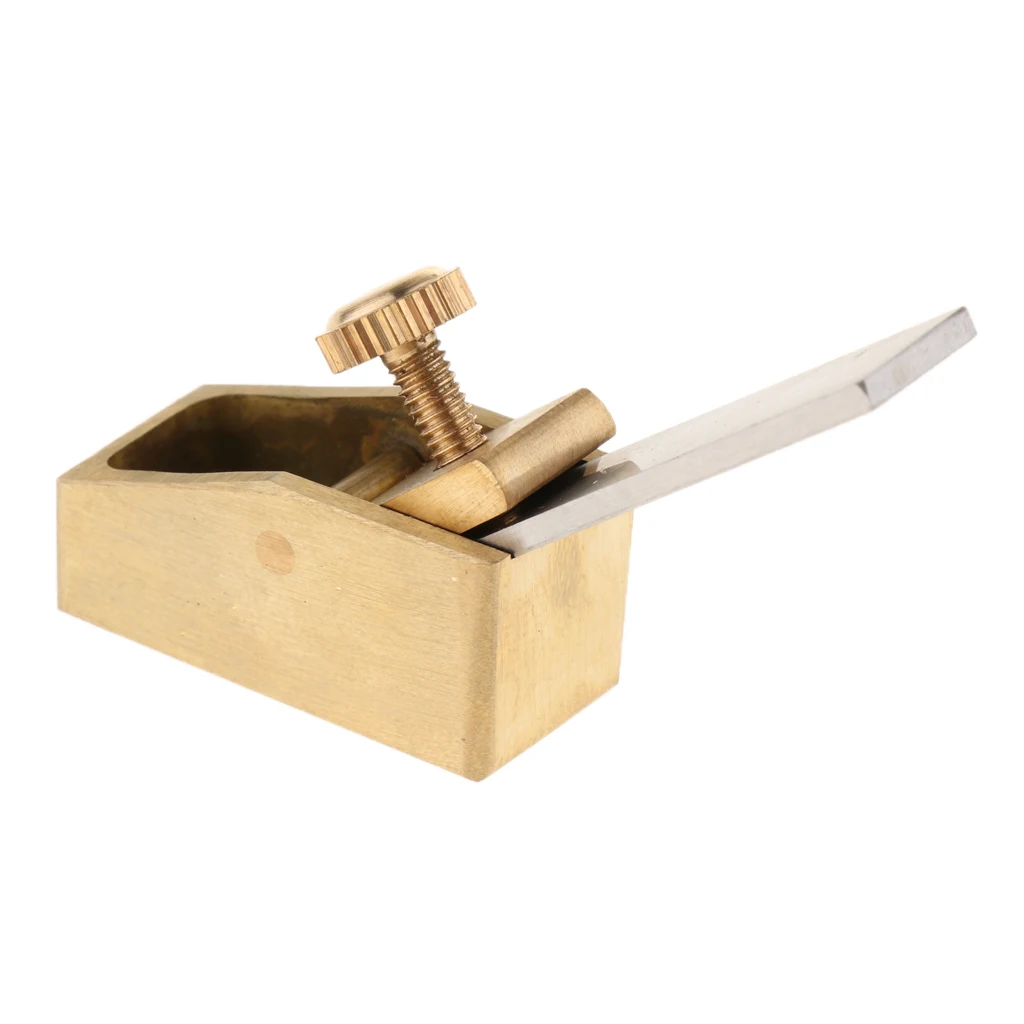 Tooyful Mini Brass Violin Viola Guitars Plane Cutter Hand Plane Wood Musical Instruments Woodcraft DIY Tool