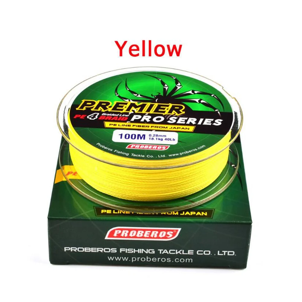 4 Strands 100 m Super Strong Line Weaving Wire Mesh 6-100LB 0.4-10.0 PE Material Multifilament Carp Fishing For Fish Rope Cord