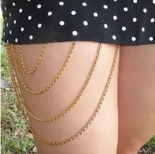 Gond Tone Summer Style Chain Ankle Bracelet Anklet Leg Chain CA019