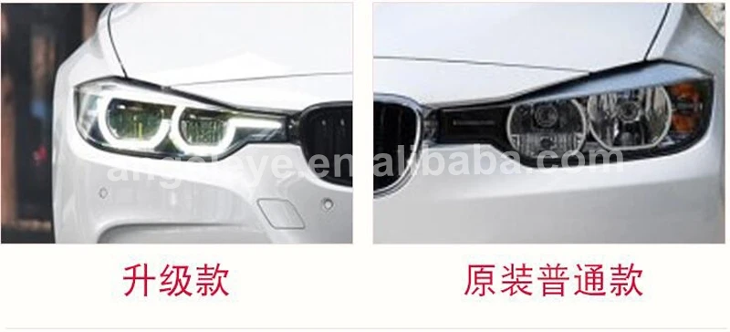 Светодиодный Ангельские глазки фары для BMW F30 F35 318 320 325 328 330 335 2013 2015 год SN v2|Фара