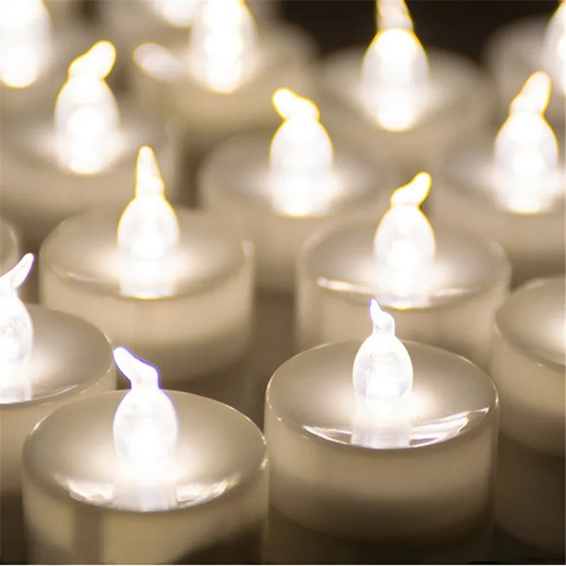 

Pack of 12 New Fashion Warm White bougie marriage Super Bright yellow flicker candele decorative candle led for navidad Day