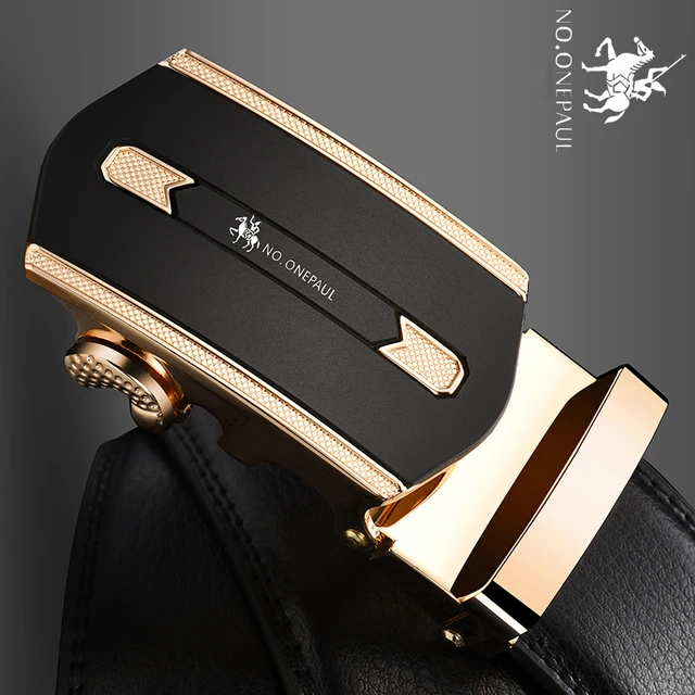 $US $7.83  NO.ONEPAUL High Quality Automatic Buckle Belt Man Strap Cinturones Hombre New Arrival Designer Genu