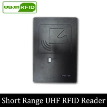 Метка Диапазона UHF RFID считыватель rs232 485 ethernet VIKITEK 61 S короткие диапазон интегрированный считыватель б/у производственная продукция линии системы контроля доступа