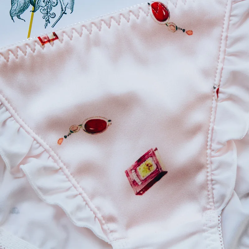 SP& CITY новые японские Мультяшные милые трусики для женщин Kawaii печатное атласное белье для девочек бесшовные трусы сексуальное женское нижнее белье Танга