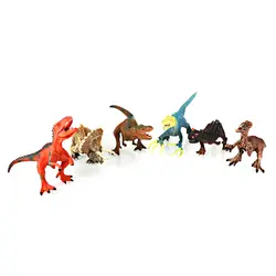 2017 Новинка 6 шт. модель моделирования динозавры Фигурки игрушки для детей Динозавры модели развивающие игрушки