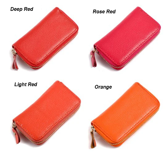 Wholesale Leather  Car Key Case Wallet Bag  Men's Card Package Multi-function Women's Purse Real Estate Gifts customization