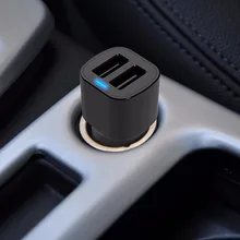 Dual Port USB Car Charger Adapter, 5V 2.4A 17W