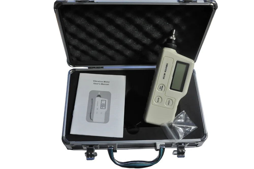 Handheld Digital Vibration Sensor Meter Tester GM63A Portable lcd