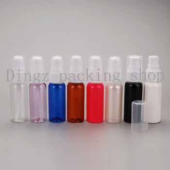

Pump Top Cover 50pcs 30ml Small Bottle Mini Size Portable for Travel Refillable Plastic Empty Cosmetic Containers for Skin Care