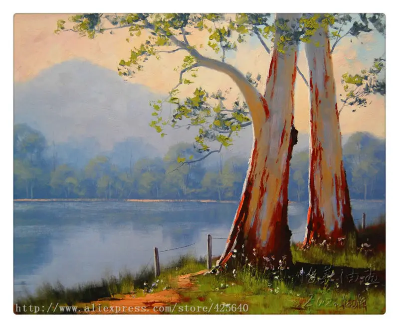 Impression Landscape Oil Painting On Canvas Hight Quality Hand Painted 