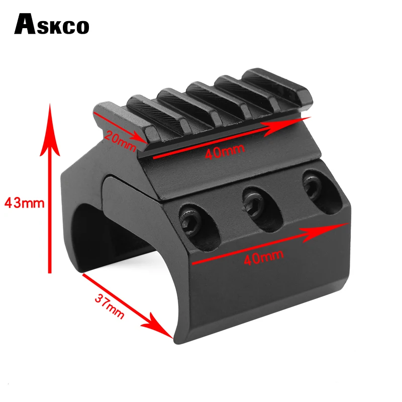 

Askco Tactical Hunting Converter Adapter 20mm Weaver Picatinny Rail Base Laser Sight Base Flashlight Mount Rifle Gun Scope