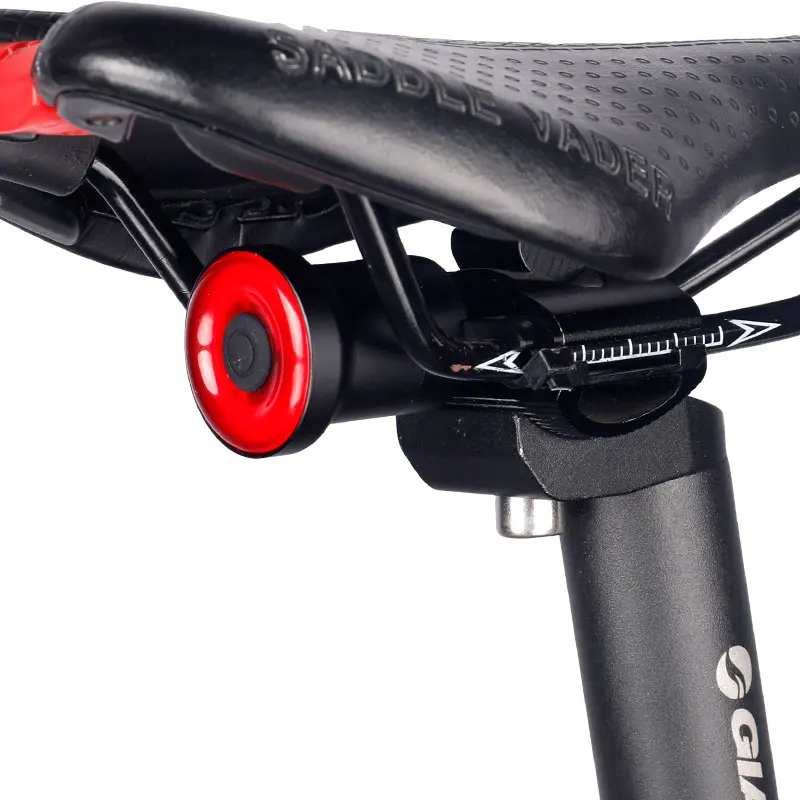 Bicicleta luz trasera roja 4 LED Lamp Alerta de seguridad de la bicicleta