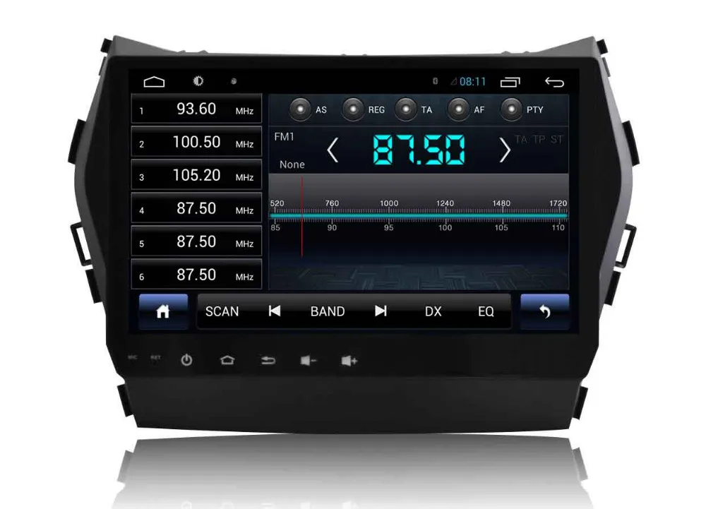 Flash Deal Octa Core 9" 1024X600 Android 8.1 Car Radio DVD GPS Navigation Central Multimedia for Hyundai IX45 Santa Fe 2013 2014 3G WIFI 2