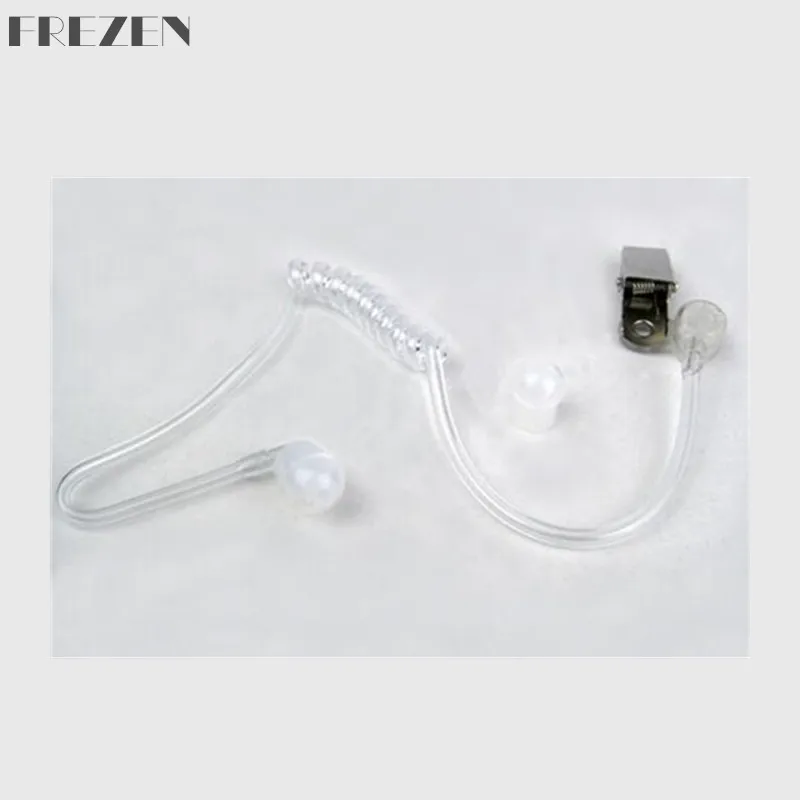 

10PCS Police Duty Covert Coiled Acoustic Air Tube Earmold Earbud Earphone for Motorola kenwood Baofeng Wouxun Earpiece Headset