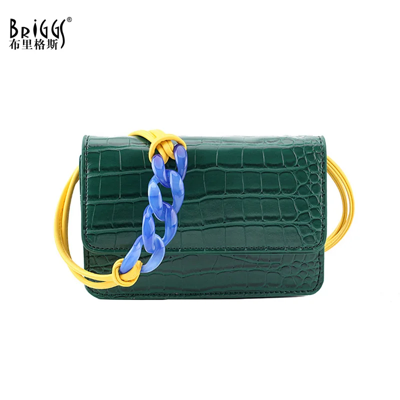 

BRIGGS Small Women Messenger Bags Brand Designer Shoulder Bags Female Personality Strap Crossbody Bags For Women Bolas Feminina
