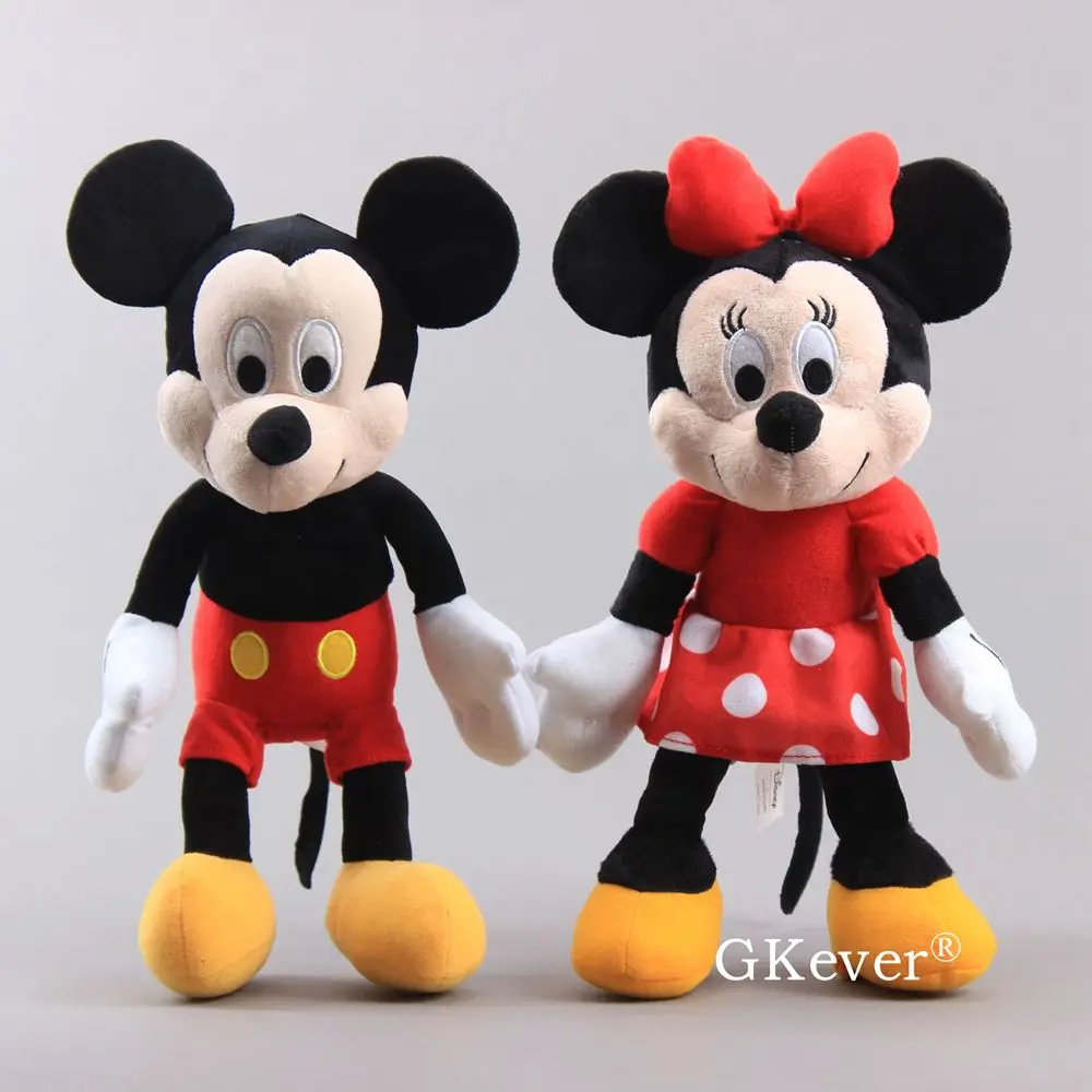 mickey and minnie mouse plush
