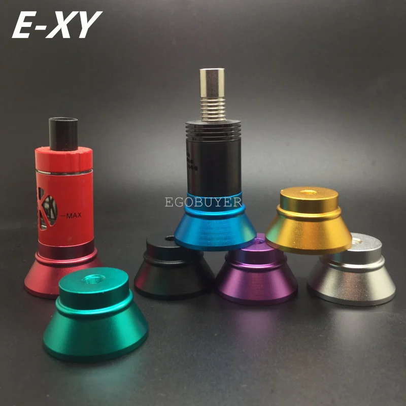 

E-XY e cig clearomizer Metal Base E-cigarettes Holder Colorful E Cig Stand with 510 thread screw for ego 510 atomizer RDA