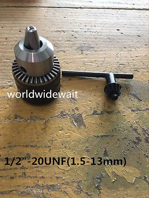 

Key Type Drill Chuck Thread Mount 1.5-13mm Capacity Range 1/2"-20UNF
