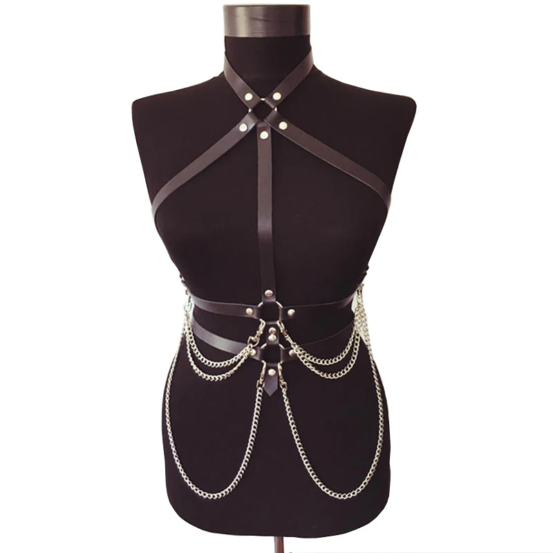

Harness Sexy Underwear Chain Belt Jartiyer Sexy Belts For Women Fantazi Seks Pastel Goth Suspenders Arnes Mujer Lingerie Femme