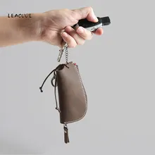 Натуральная кожа Автомобильный ключ сумка для хранения организации Висячие ключи держатели для кошельков кошелек аксессуары чехол для ключей держатель для ключей