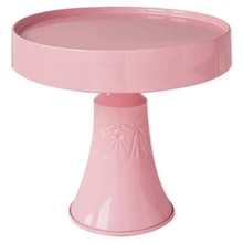 Nuevo Sweetgo tallado 8 pulgadas soporte de Metal de pie para pastel soporte para Cupcakes postre pastel Mesa decoración caramelo Bar fiesta